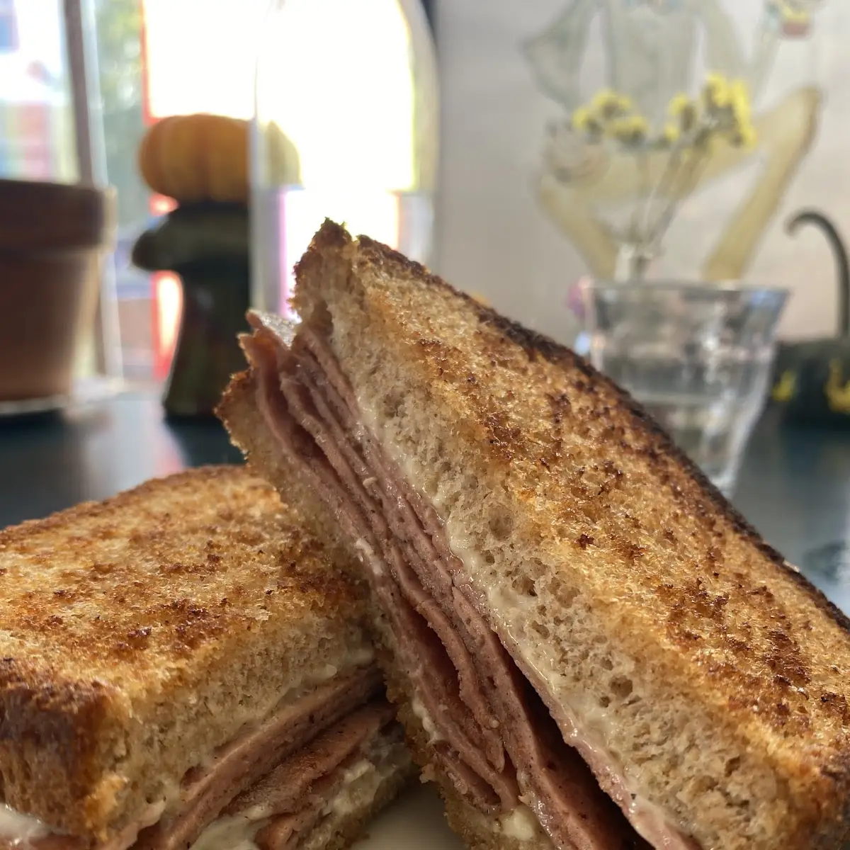 Fried Bologna Sandwich