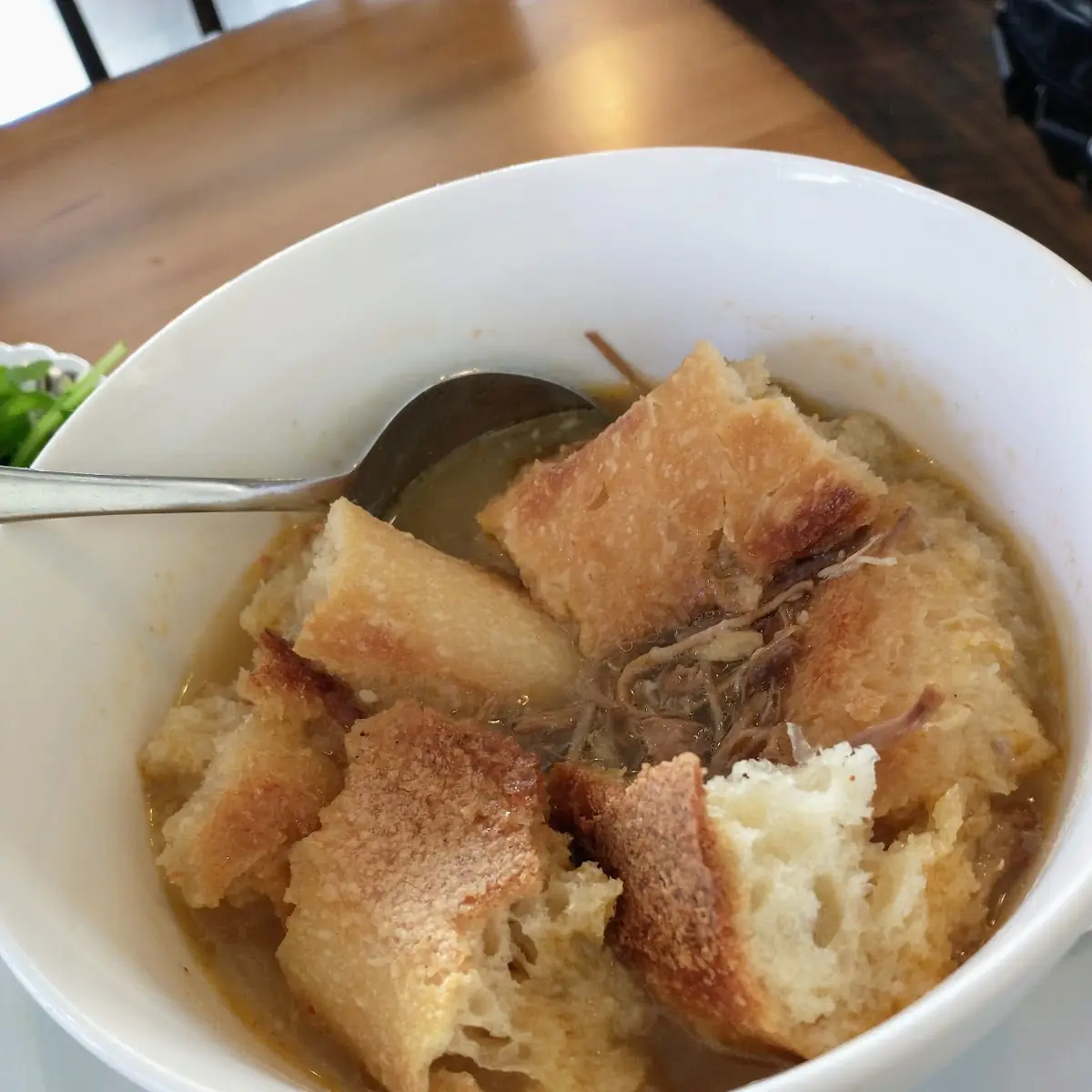 Spicy Pork Soup and Tiny Salad