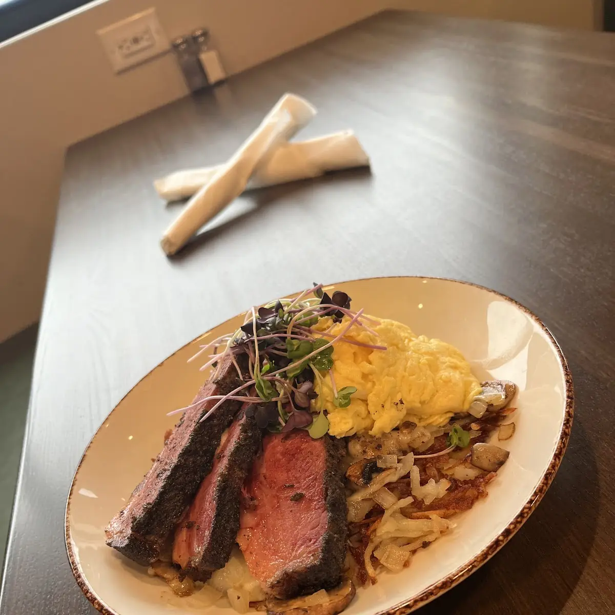 Whiskey Steak & Eggs