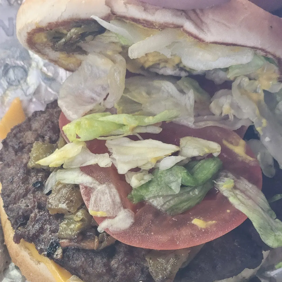 Green Chili Burger