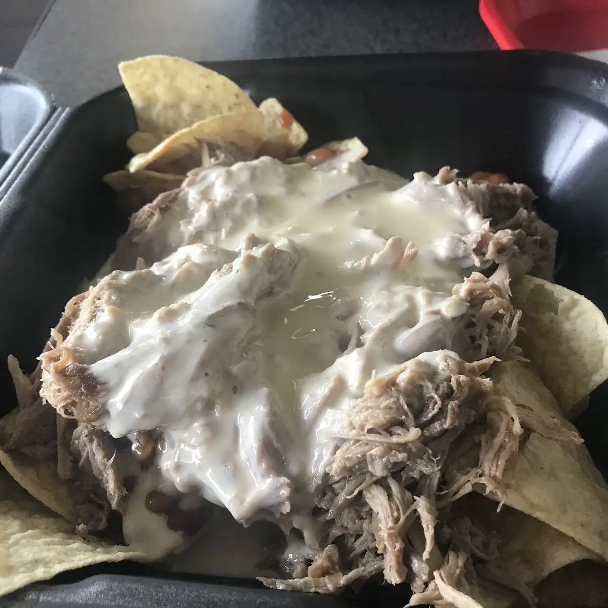 BBQ Pork Nachos