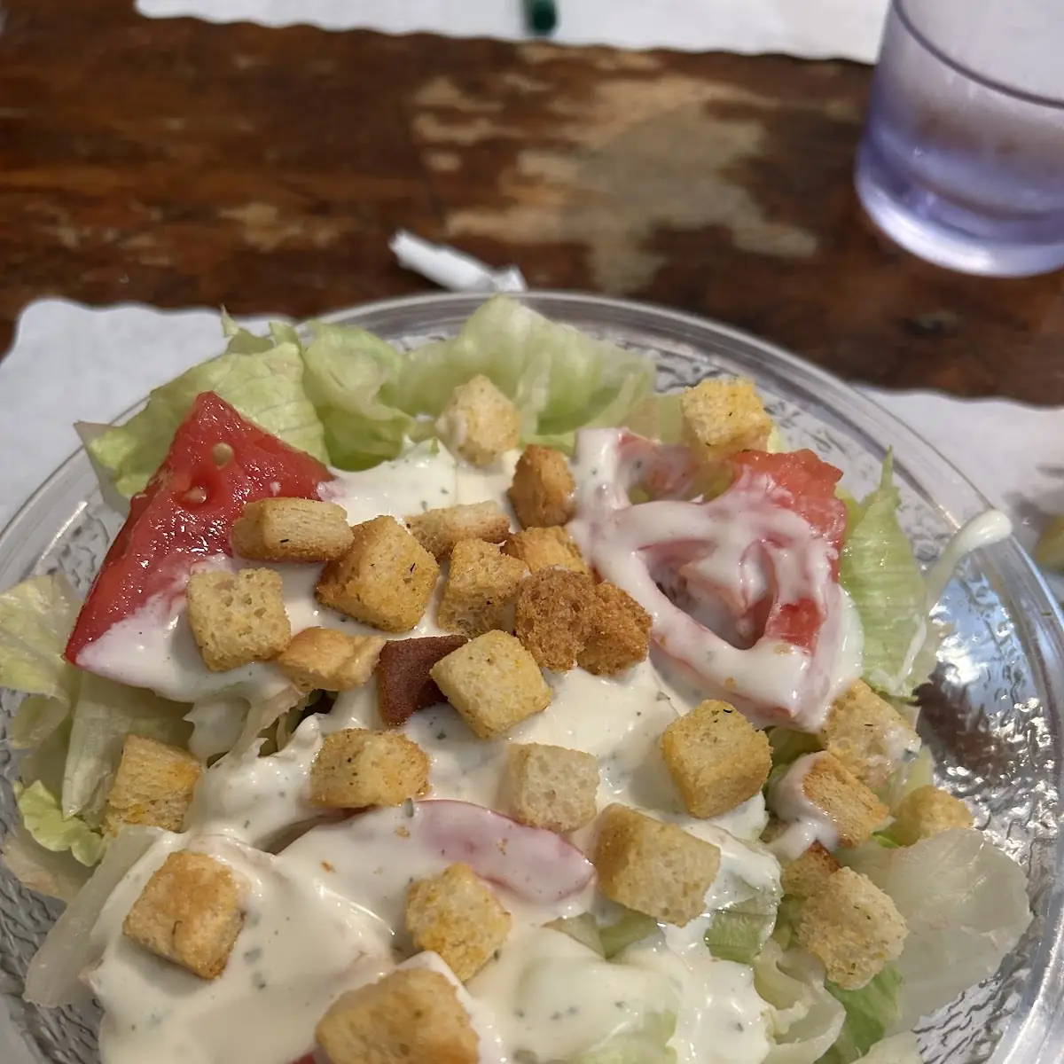 House Salad with Ranch Dressing