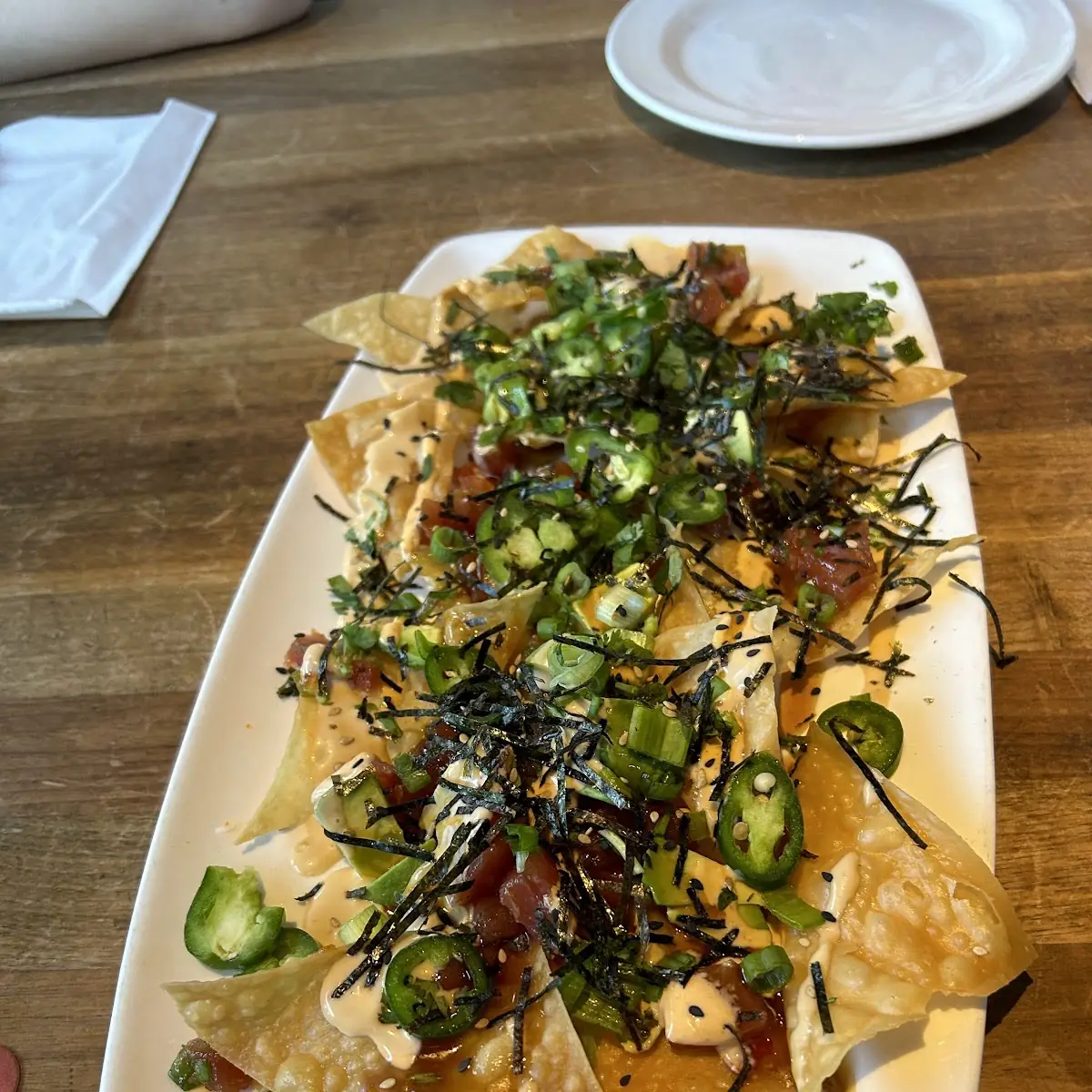 Ahi Poke Nachos