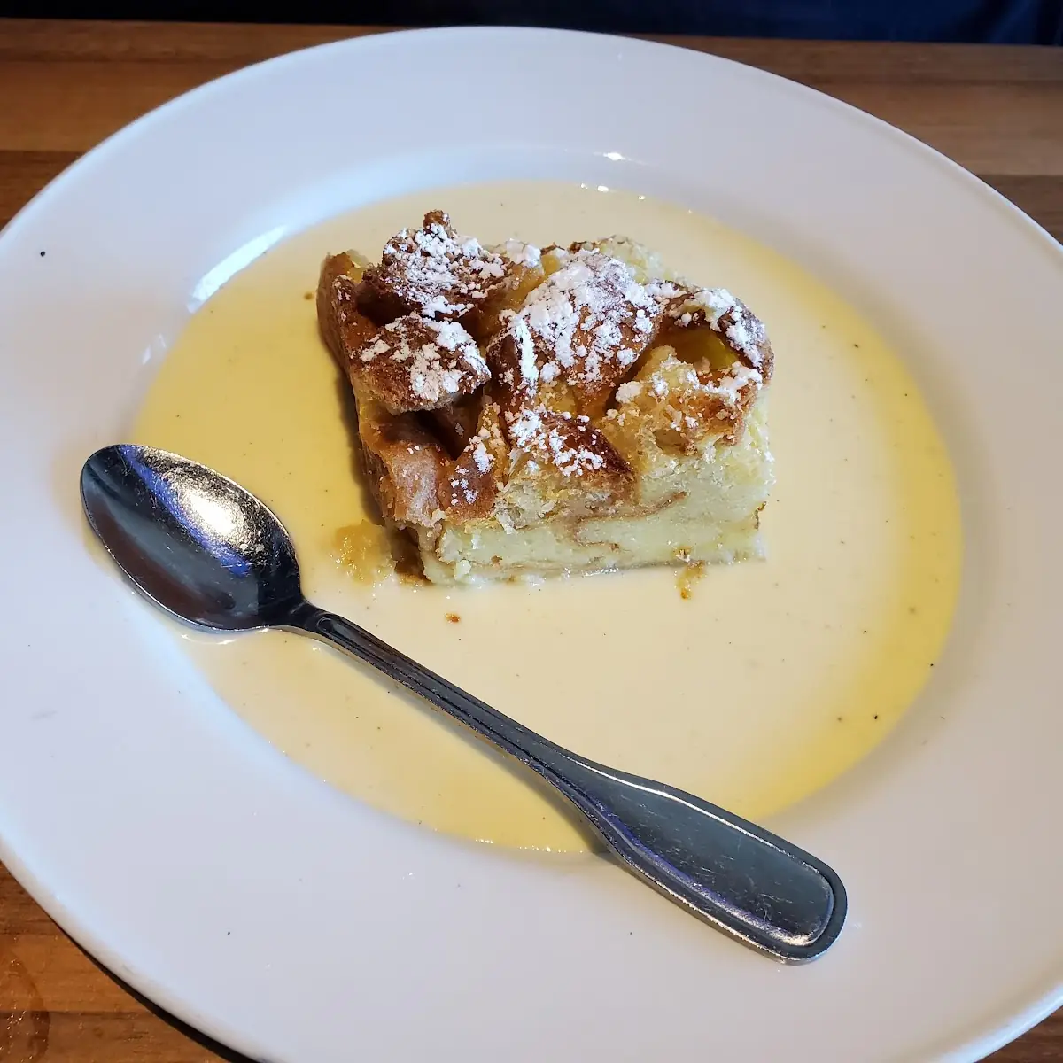 Bread Pudding with Creme Anglaise