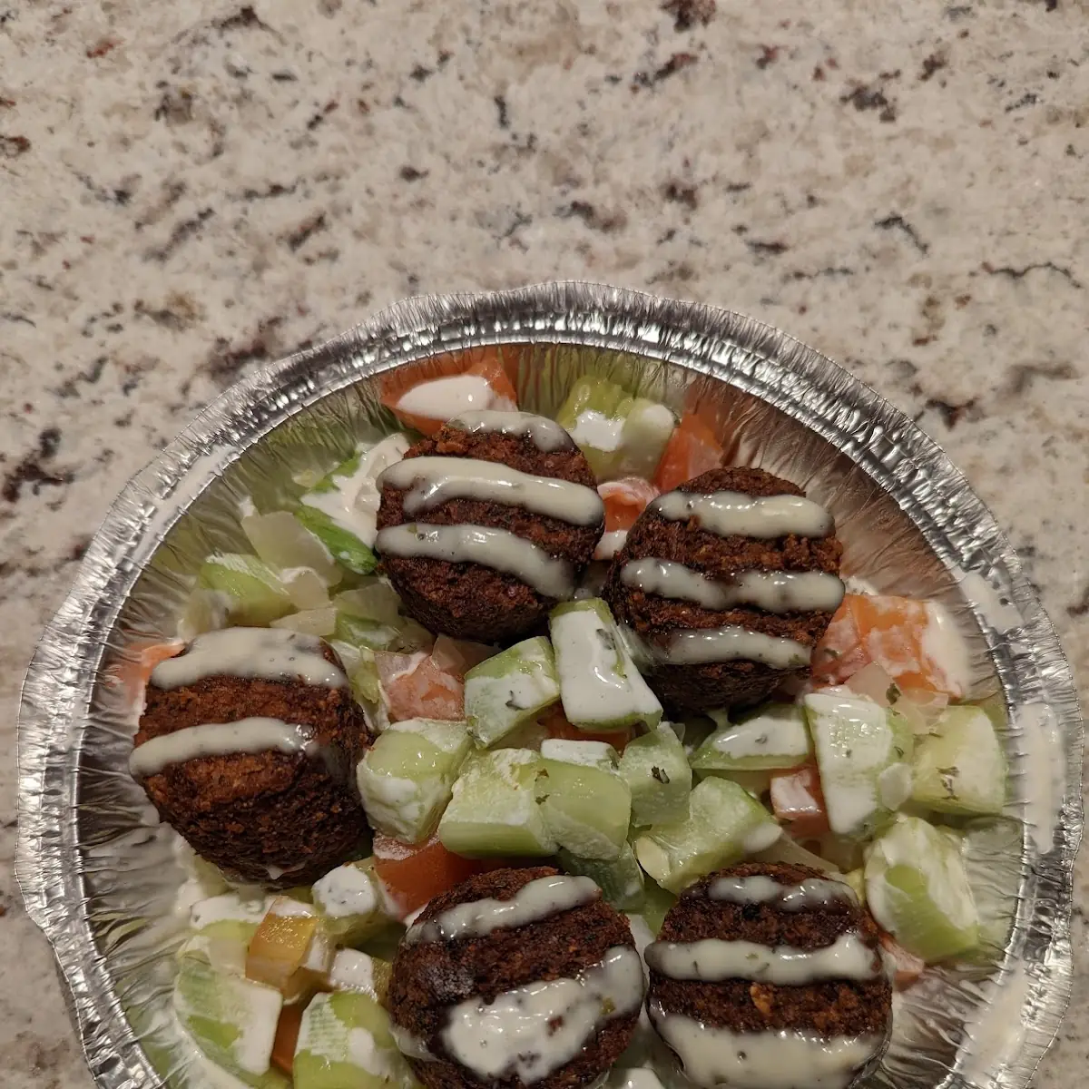 Falafel in Gyro