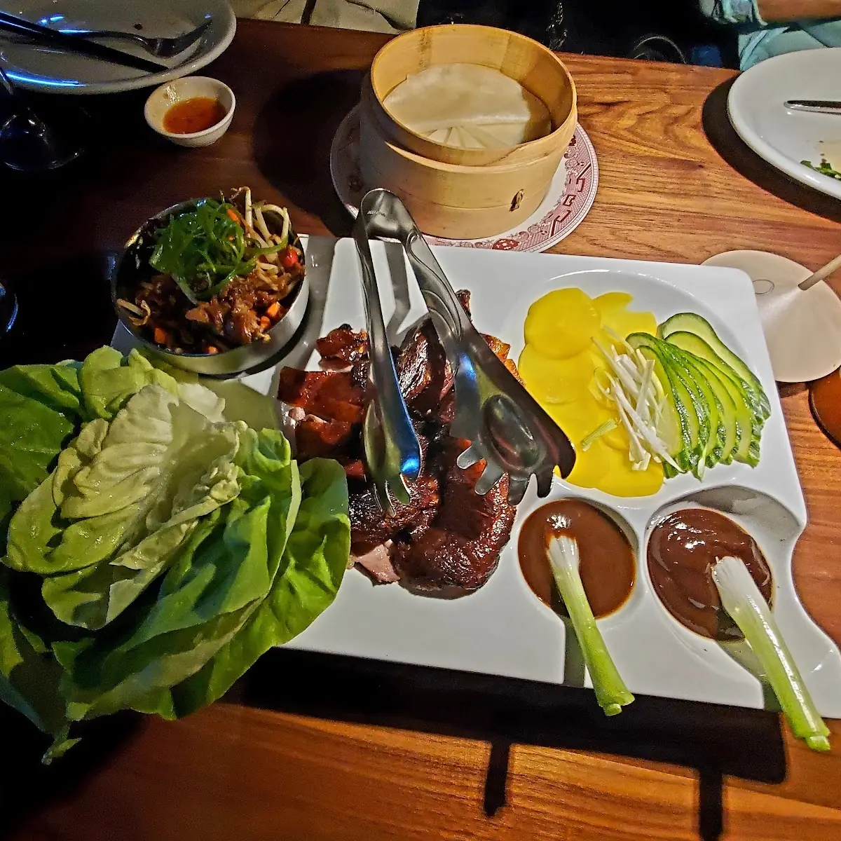Peking Duck and Condiments