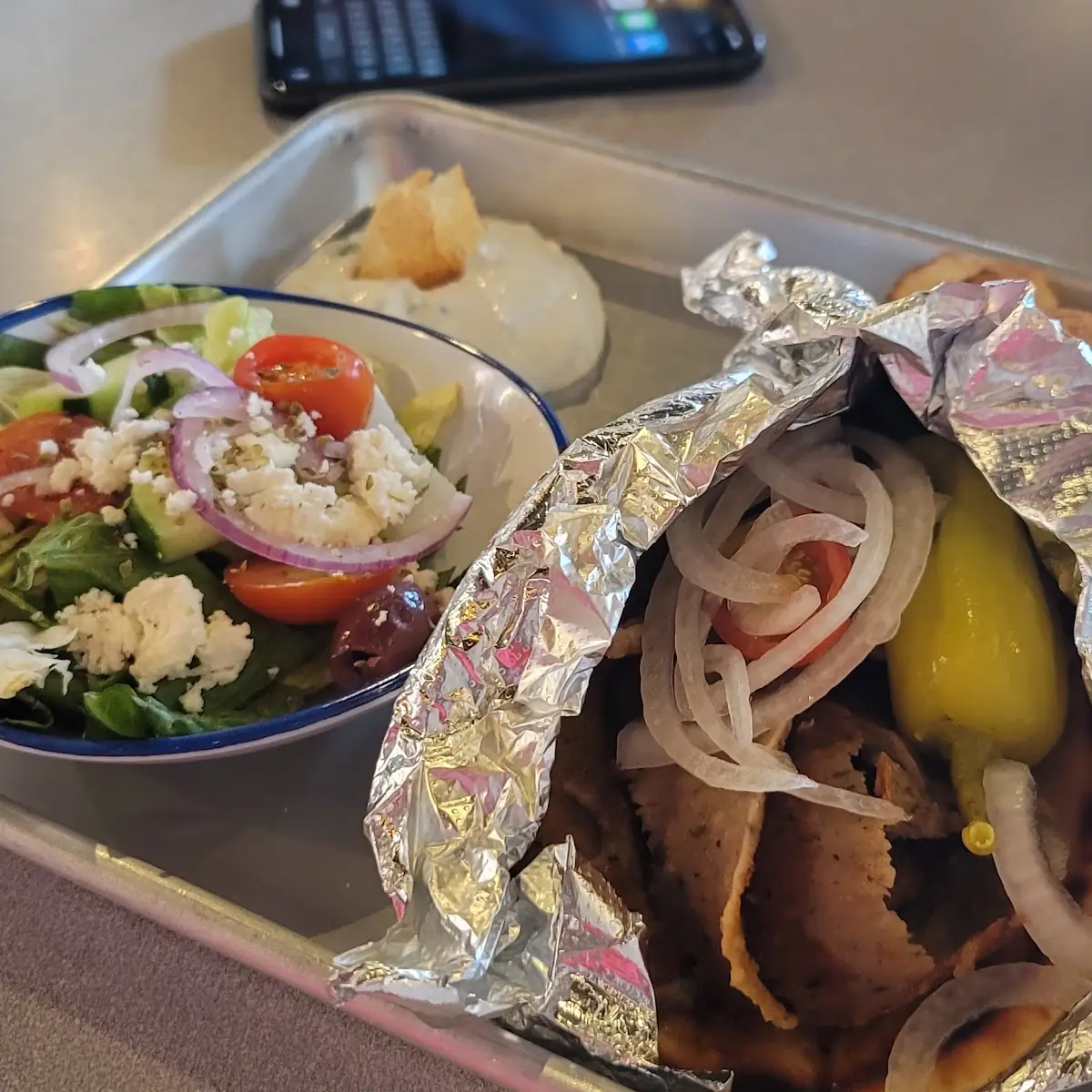 Souvlaki Combo