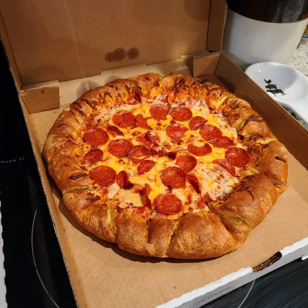 Pepperoni Pizza Stuffed Pizza