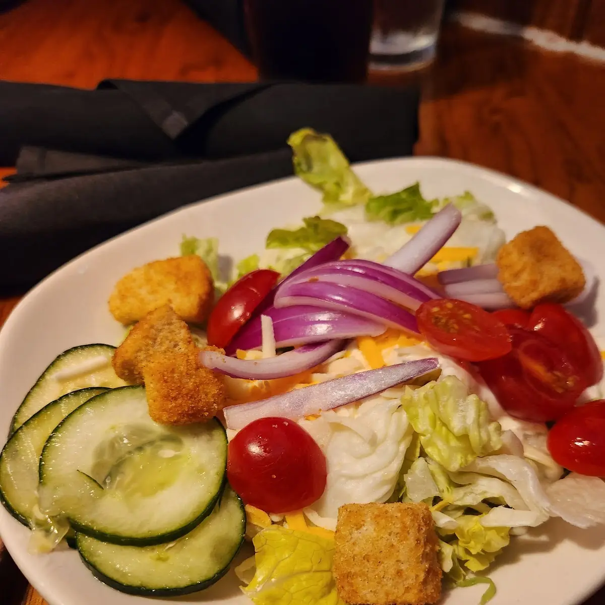 Garden Salad with Croutons