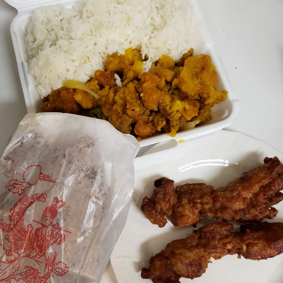 Chicken and Steamed Rice
