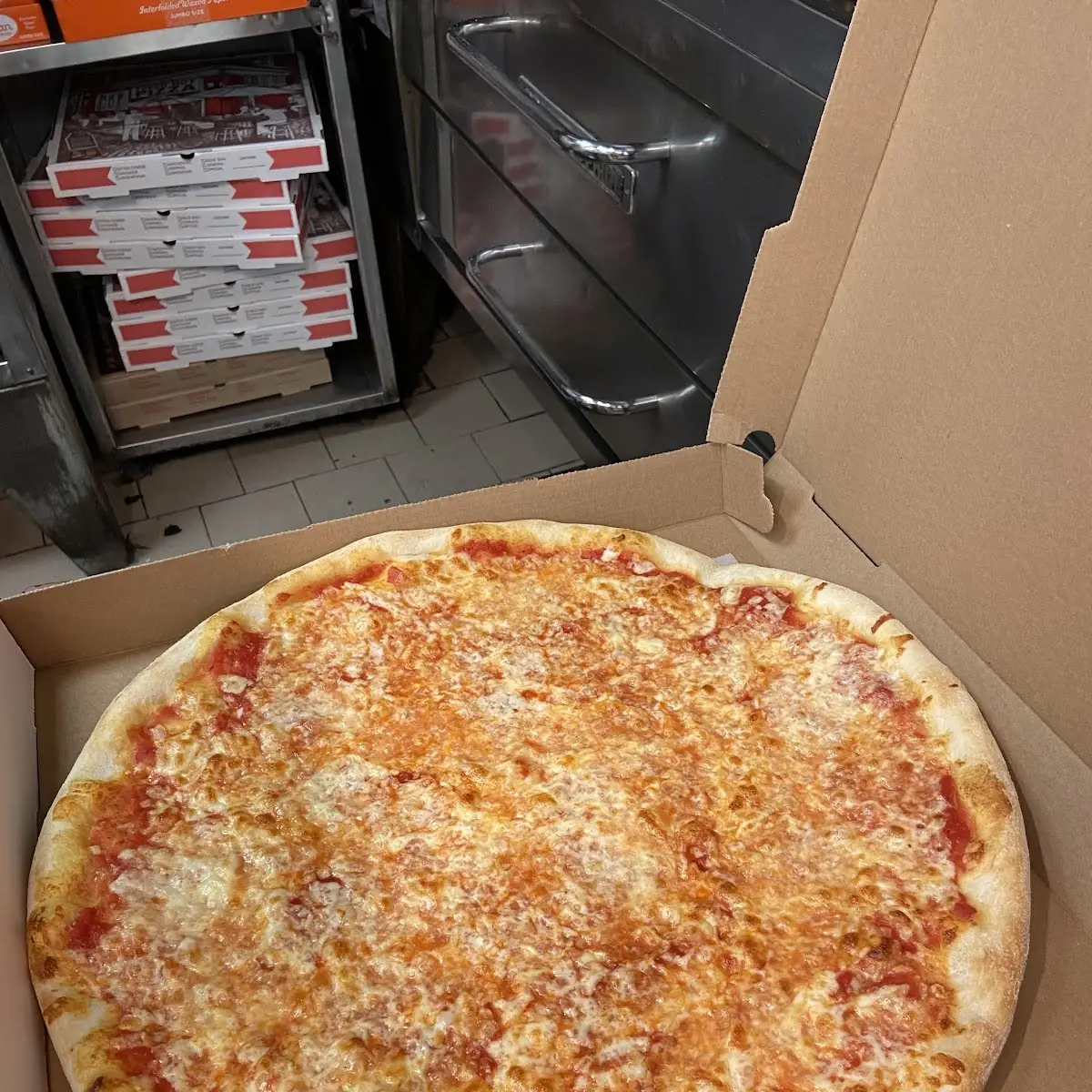 Large Round Pizza Pie