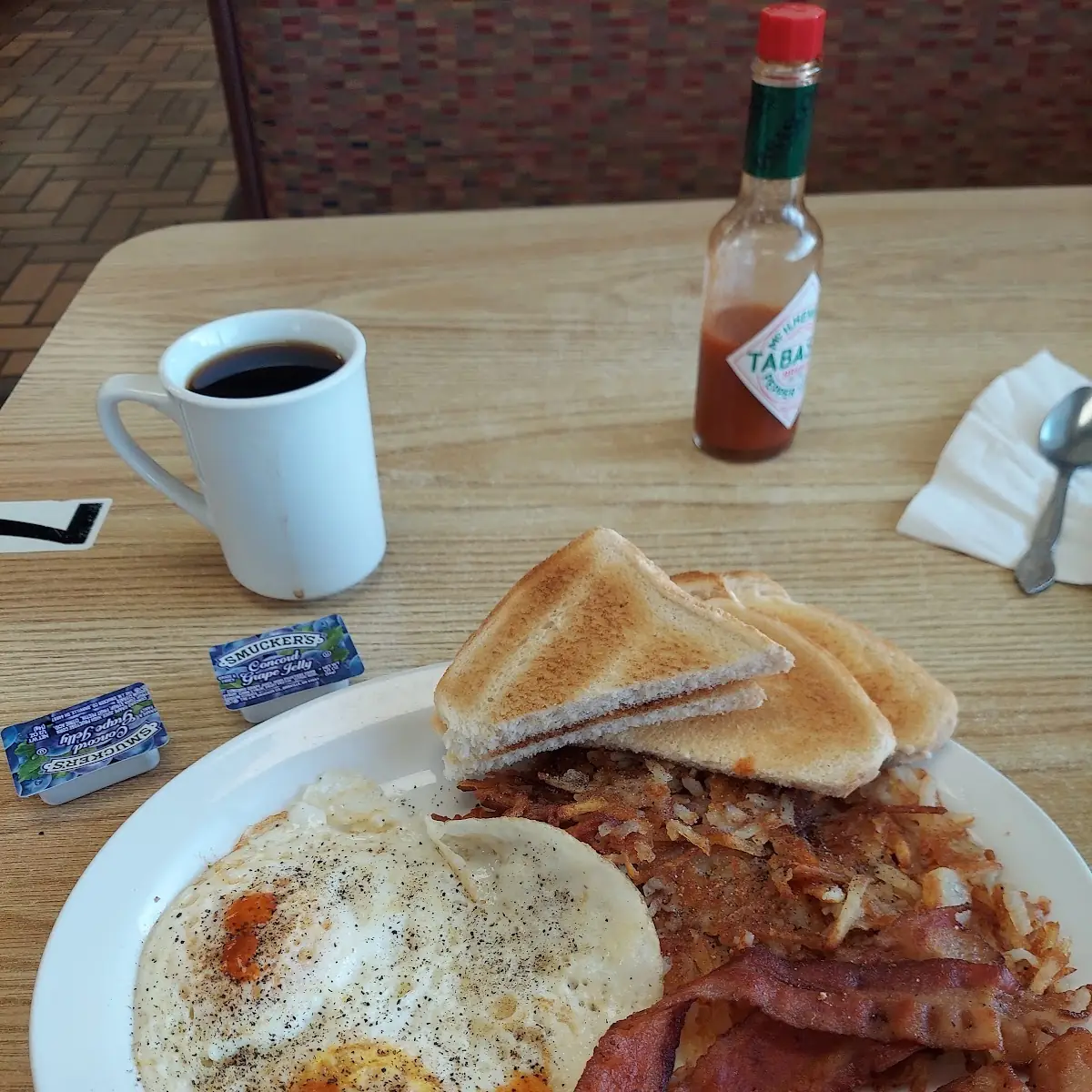 Eggs Bacon Hash Browns