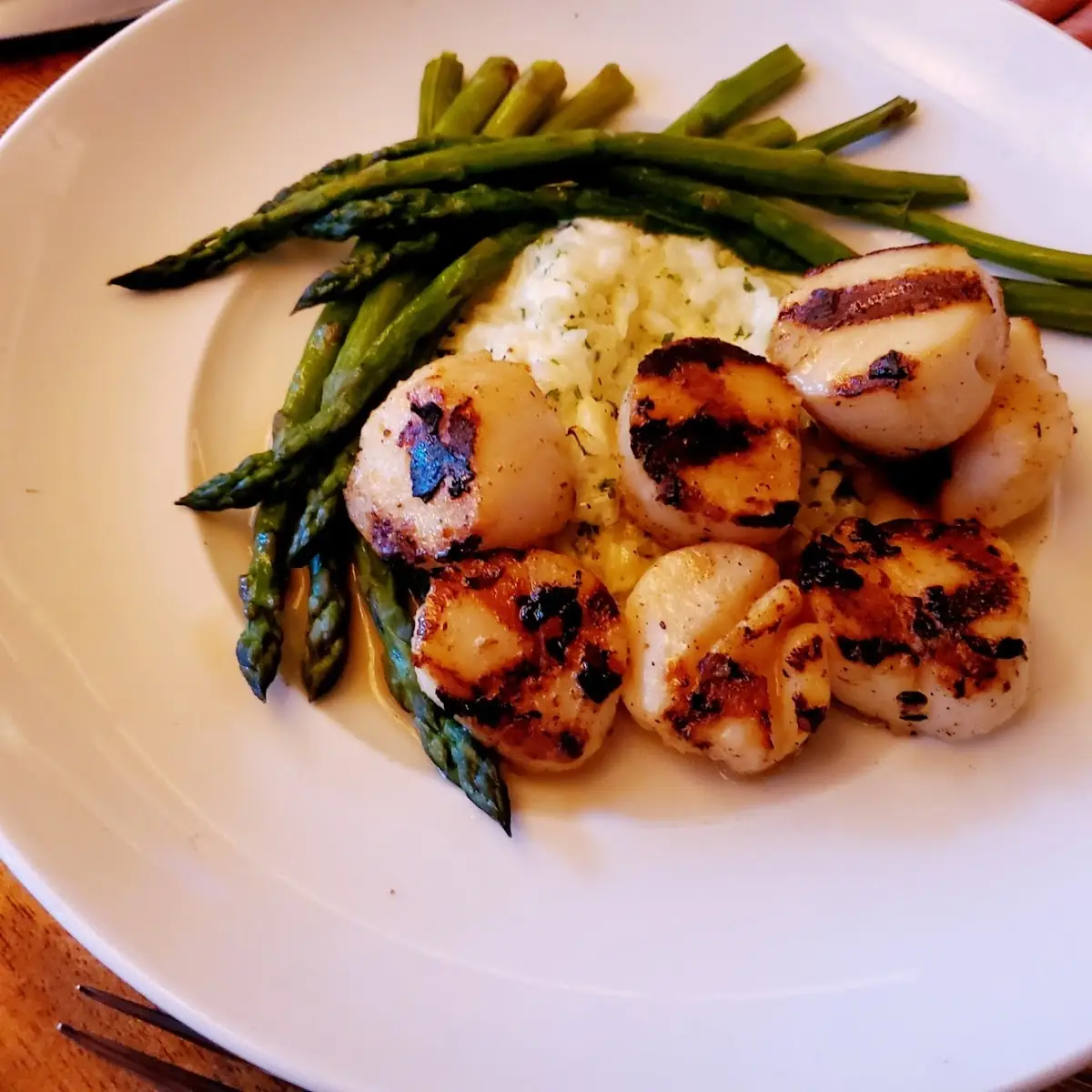 Caramelized Grilled Sea Scallops
