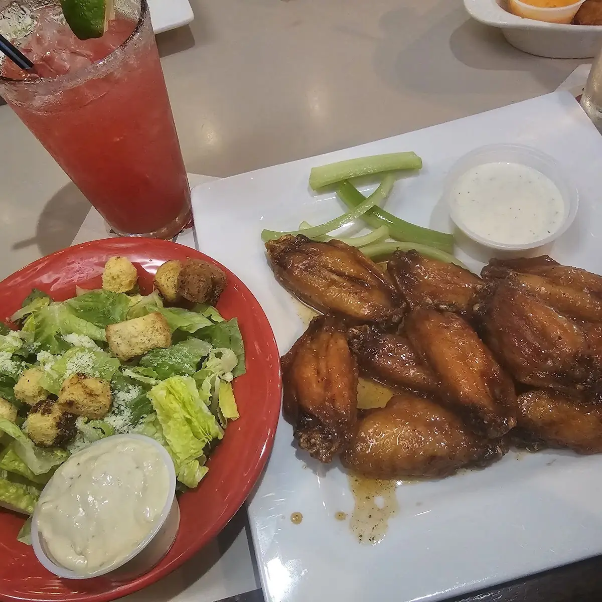 Honey Old Bay Wings