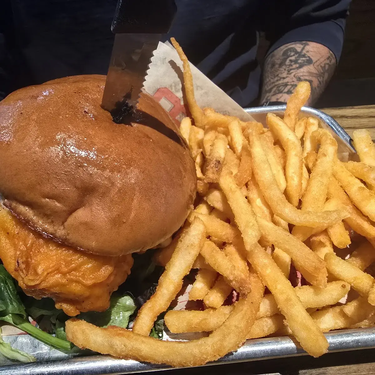 Buffalo Chicken Burger