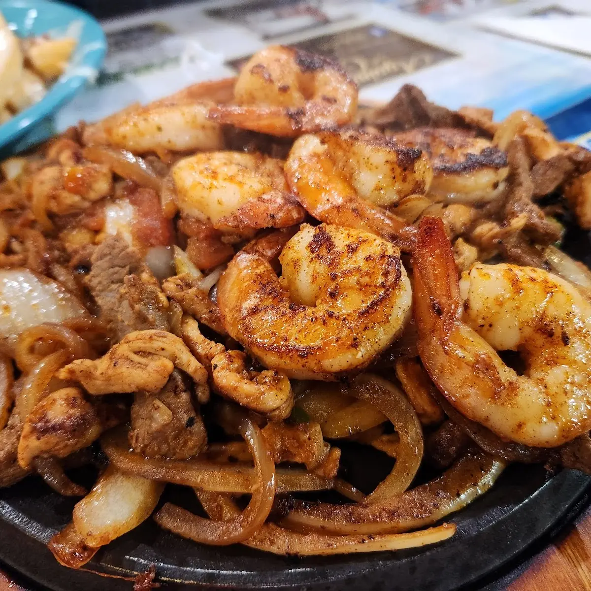 Shrimp & Steak Fajitas