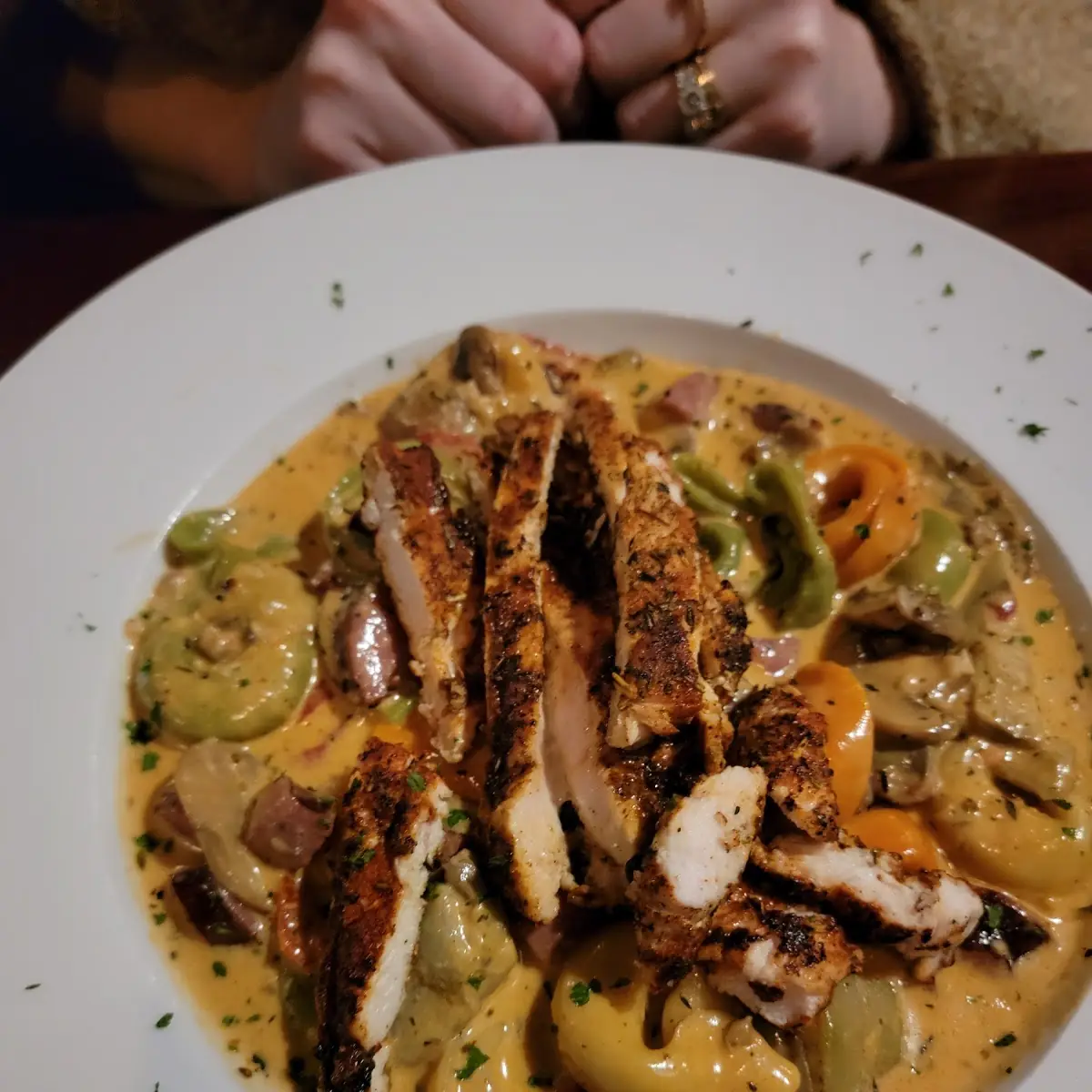 Cajun Chicken Pasta with Vegetables