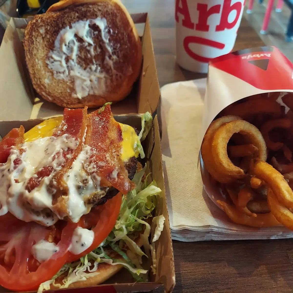 Wagyu Bacon Burger Meal