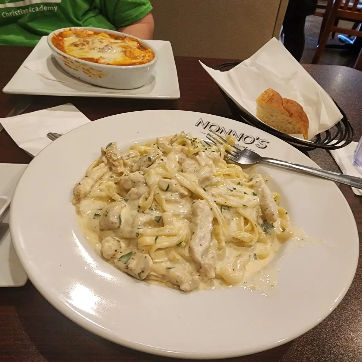 Fettuccine Alfredo with Shrimp