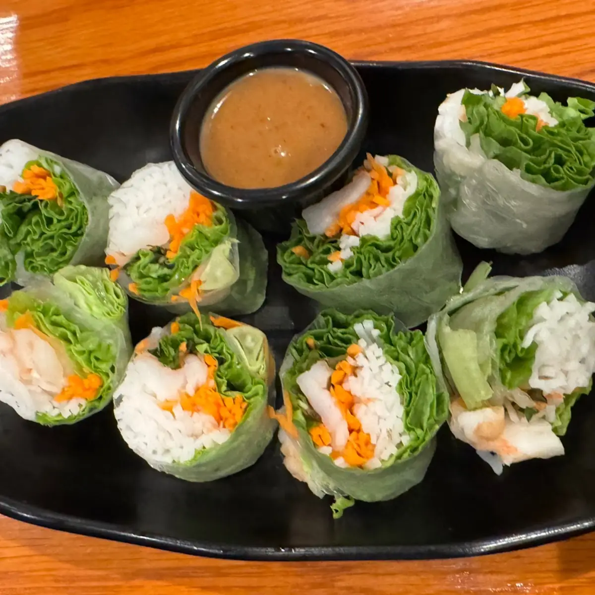 Fresh Basil Shrimp Rolls 2
