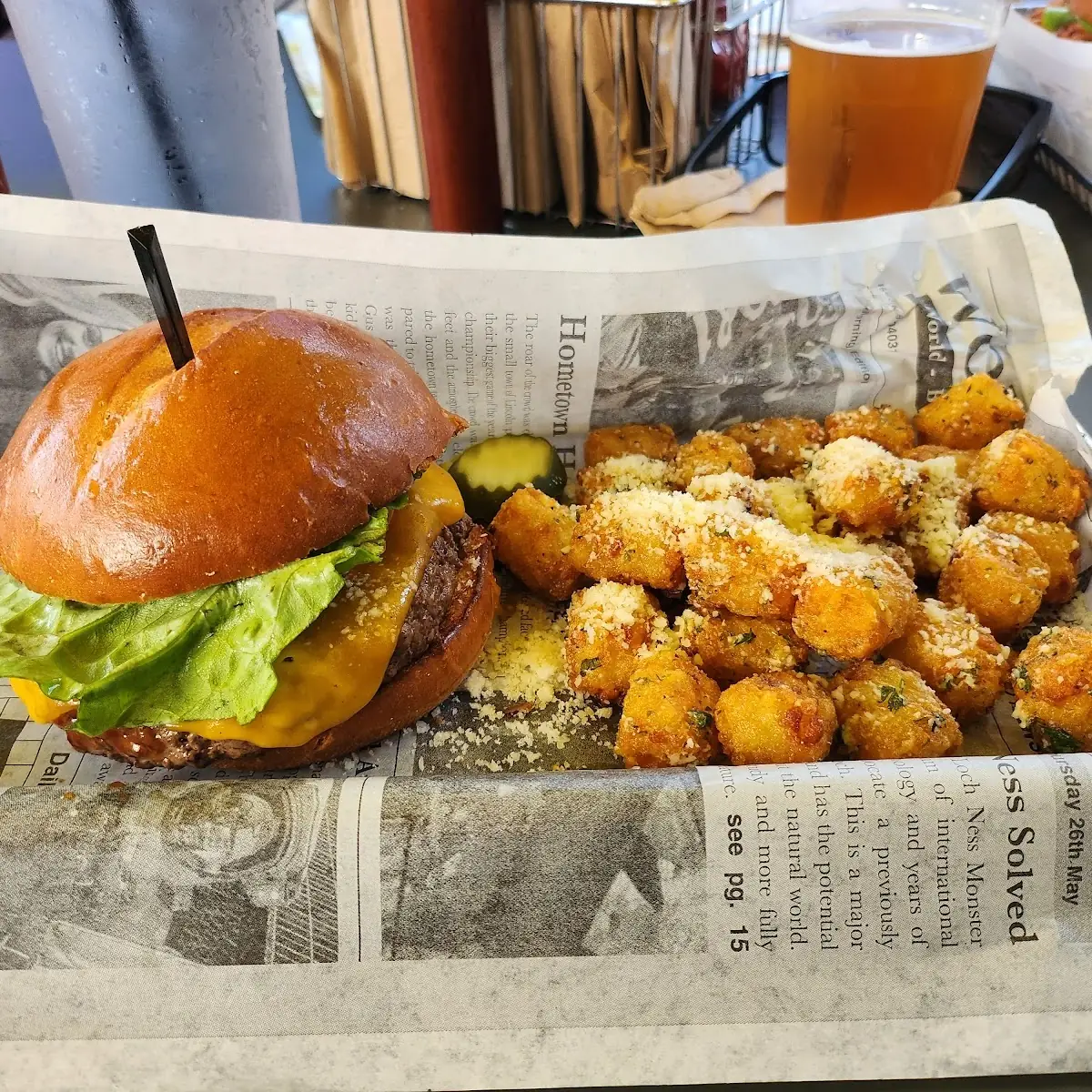 Classic Cheese Burger with Tuscany Fries