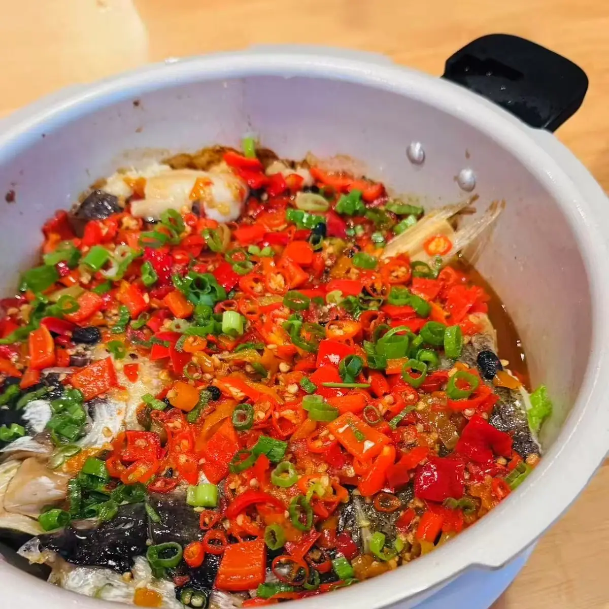 Pressure Cooker Fish Head