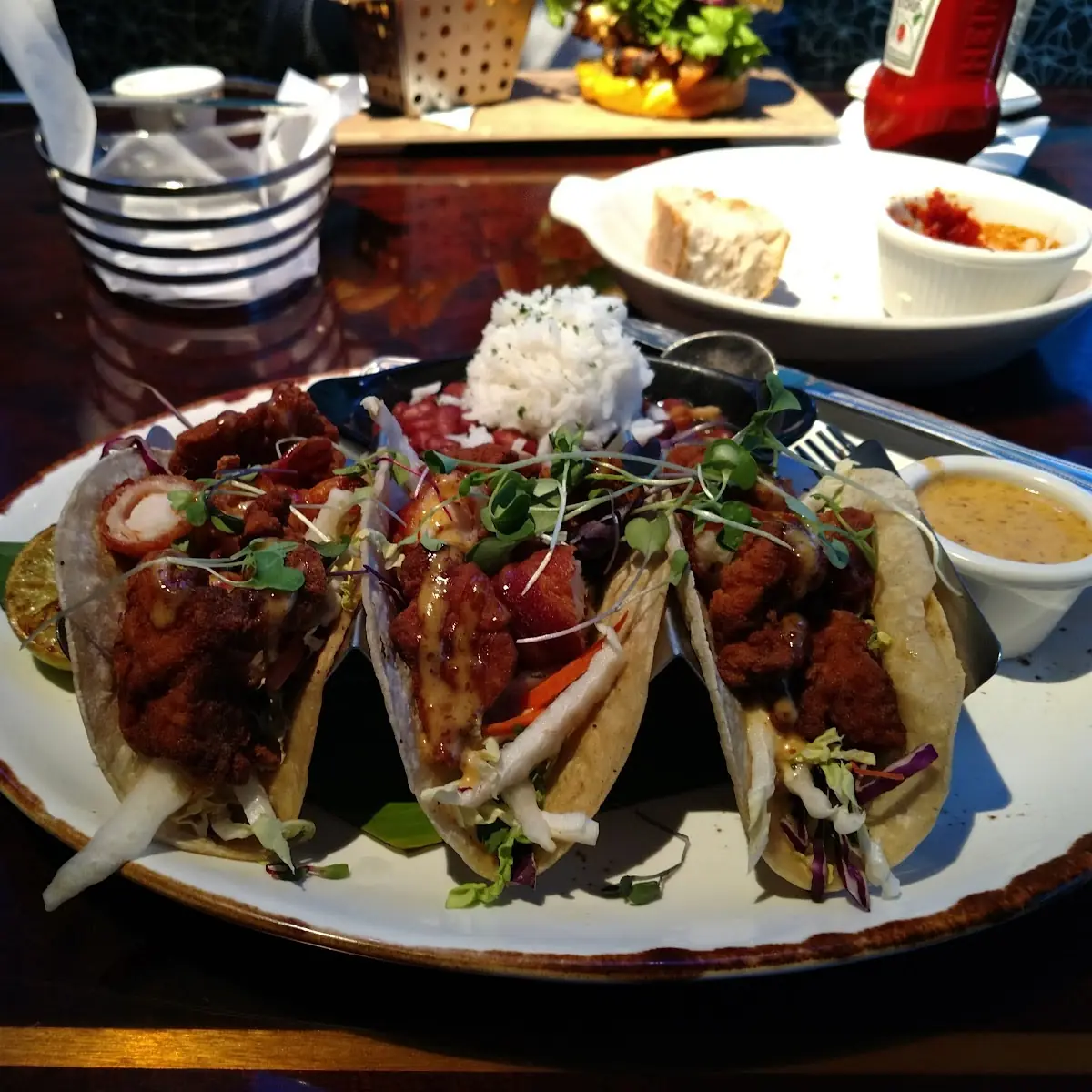 Gator & Shrimp Tacos