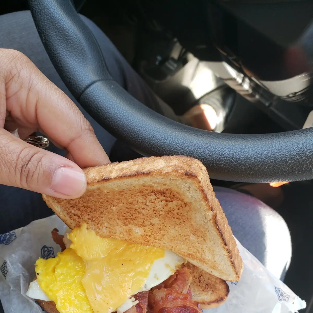 One Breakfast Toast Sandwich Combo
