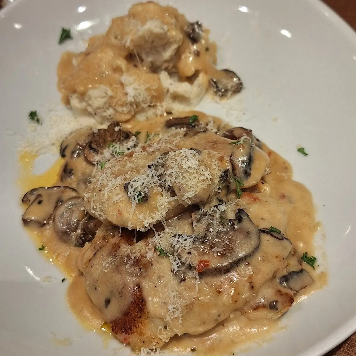 Stuffed Chicken Marsala