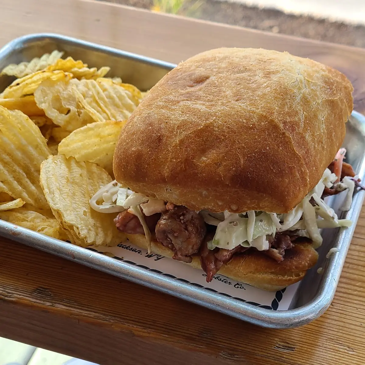 Blueberry BBQ Chicken Sandwich