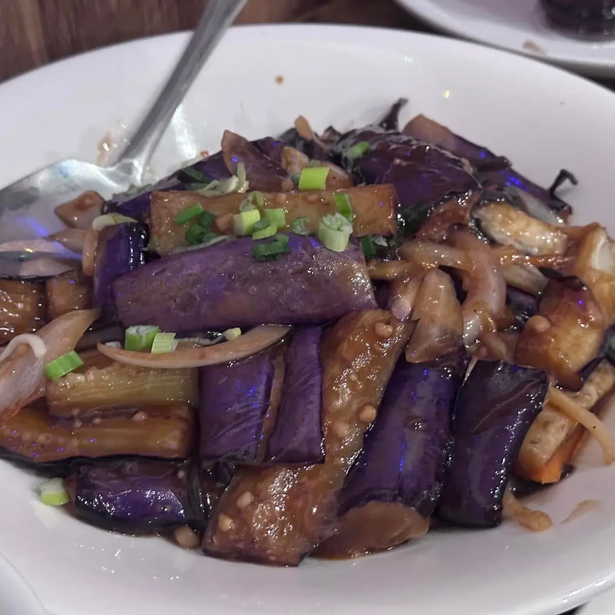 Eggplant w Garlic Sauce