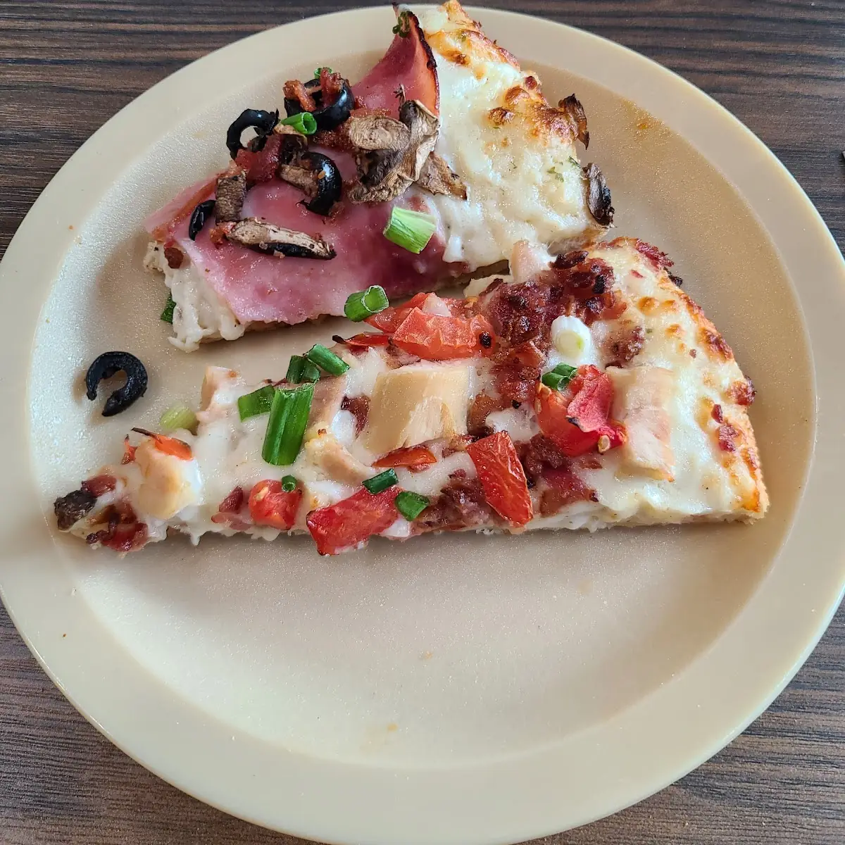 Chicken Bacon Alfredo Pizza