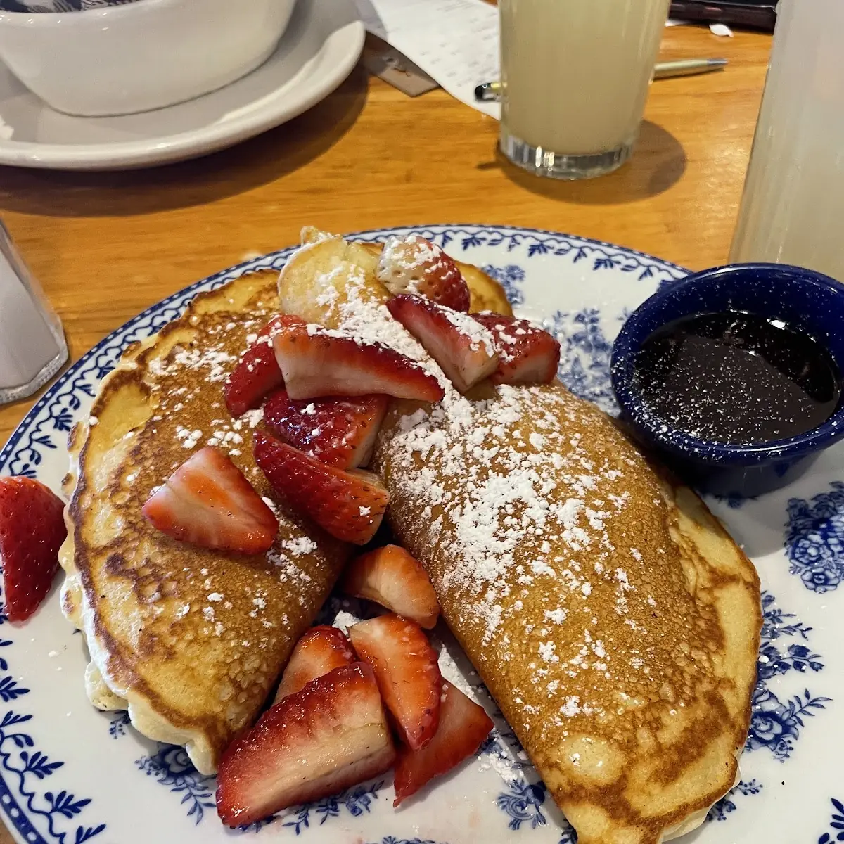 Strawberry Cheesecake Pancakes