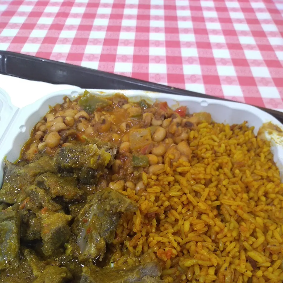 Jollof Rice with Goat Curry
