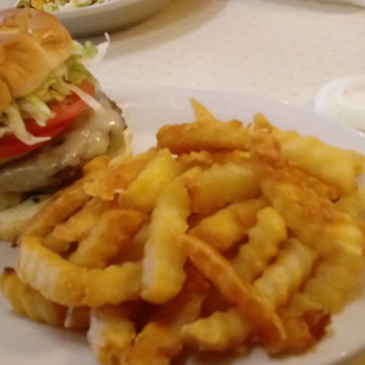 Double Cheeseburger and Fries