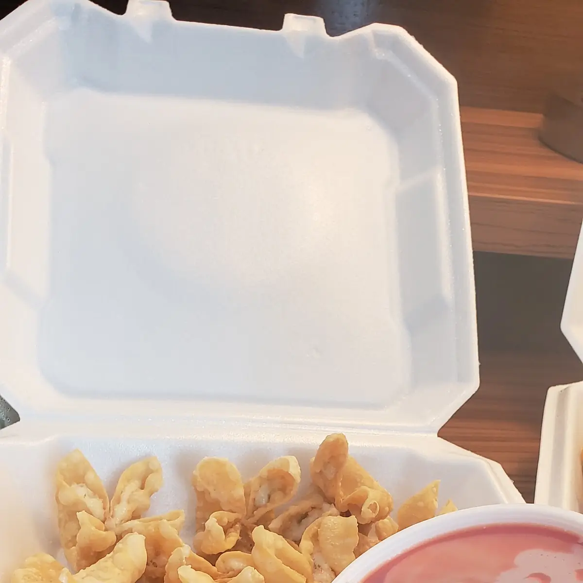 Fried Cheese Wonton with Red Sauce