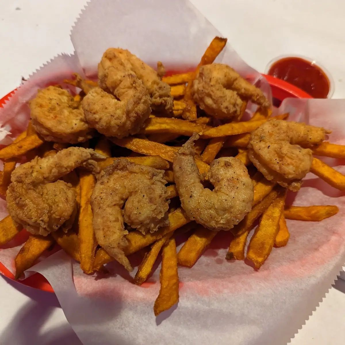 Eight Fried Shrimp Basket