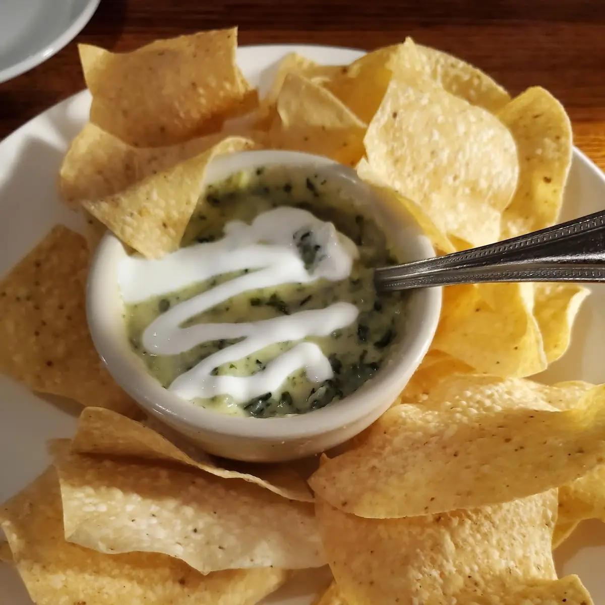 Spinach Dip with Chips