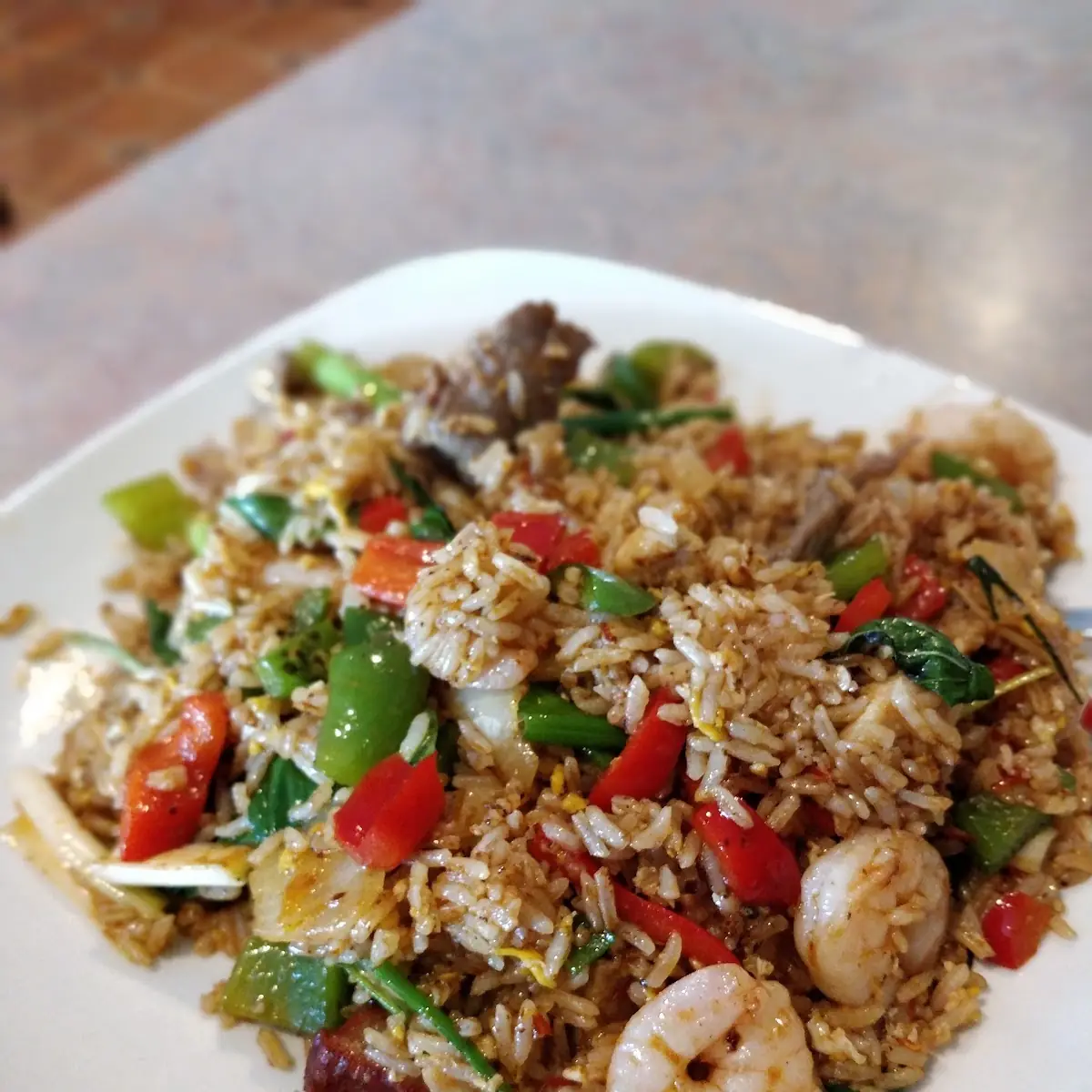 Spicy Thai Basil Fried Rice