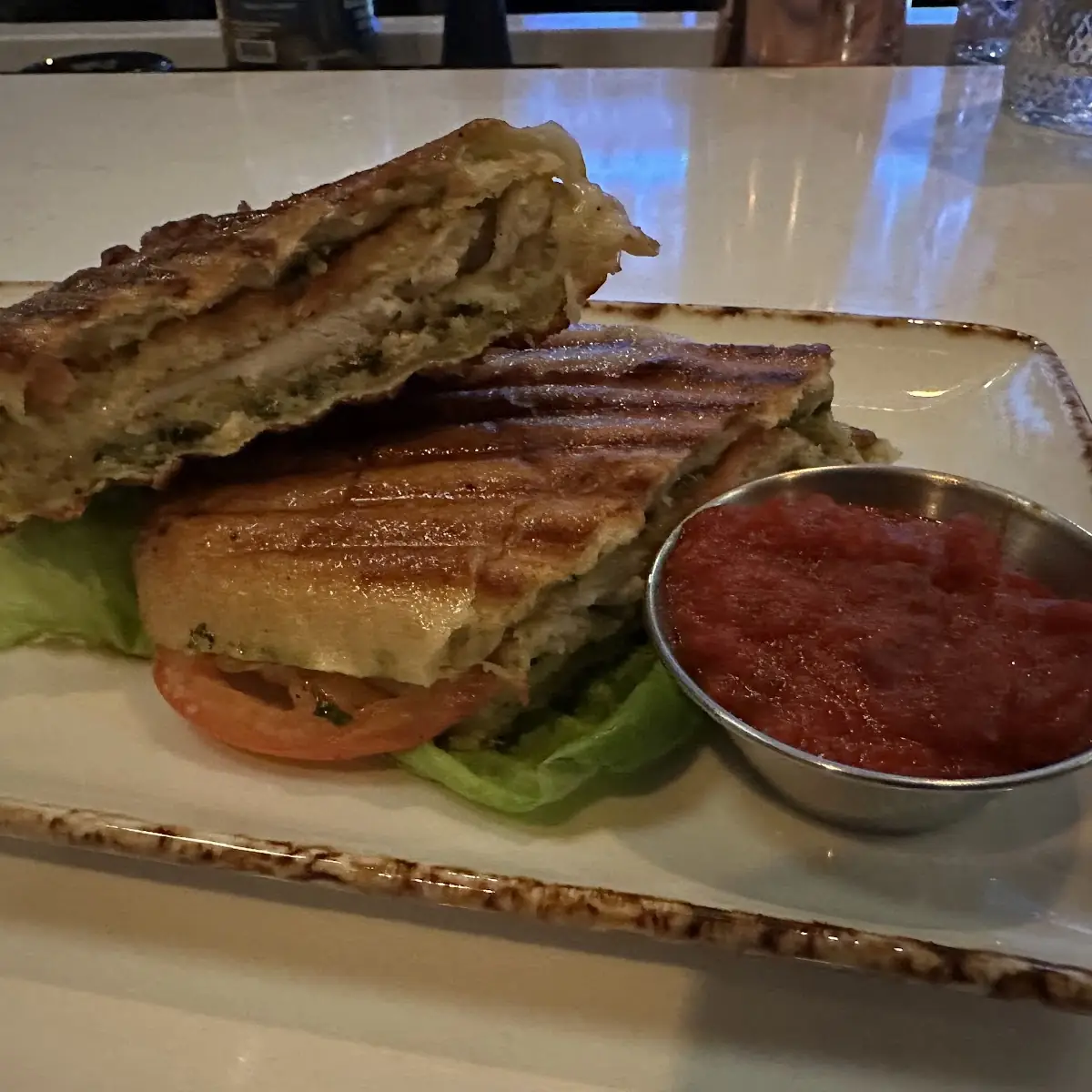 Pesto Chicken Panini