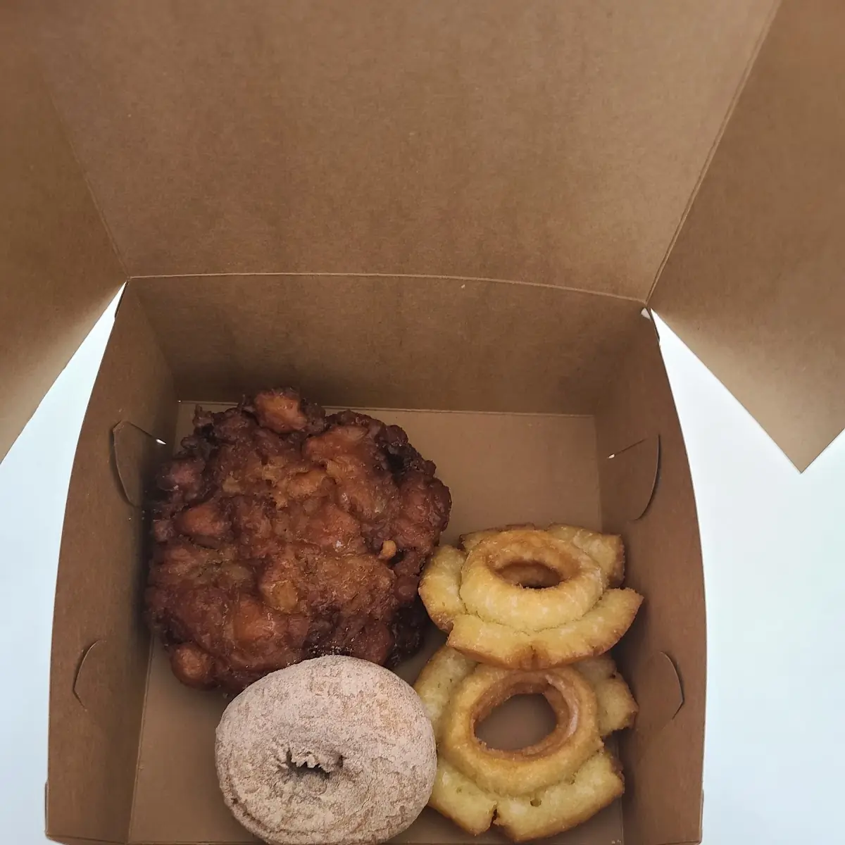 Apple Fritter and Glazed Old Fashioned