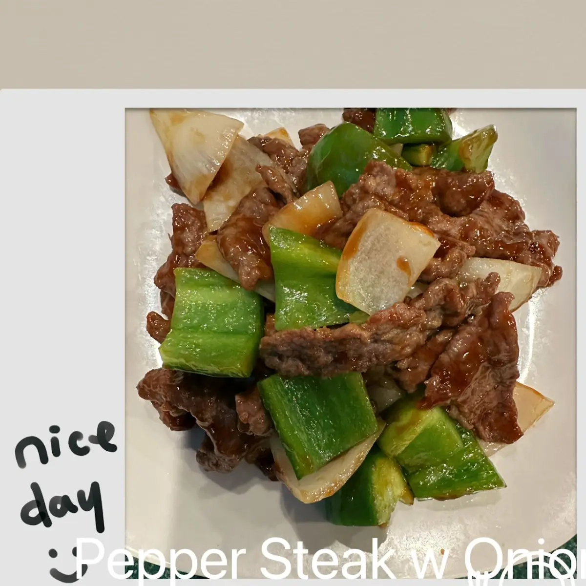 Pepper Steak with Onion