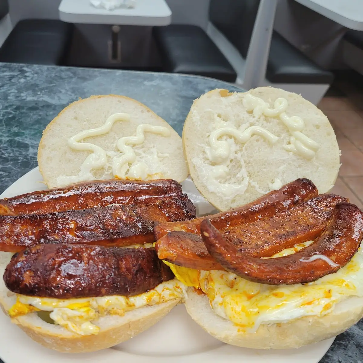 Ham, Egg, and Cheese Sandwich