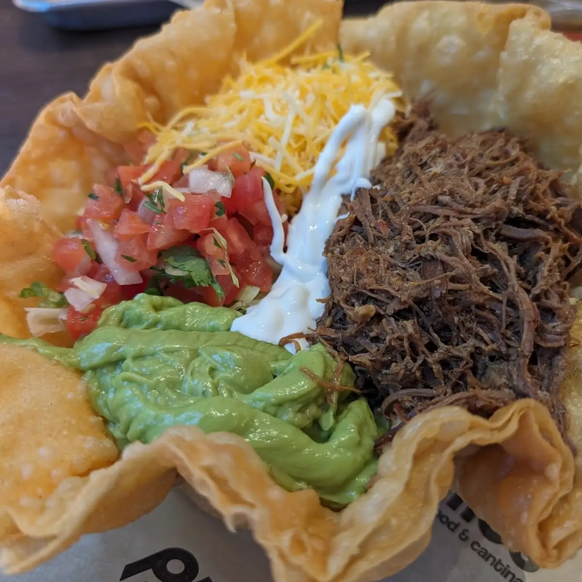 Shredded Beef Taco Salad