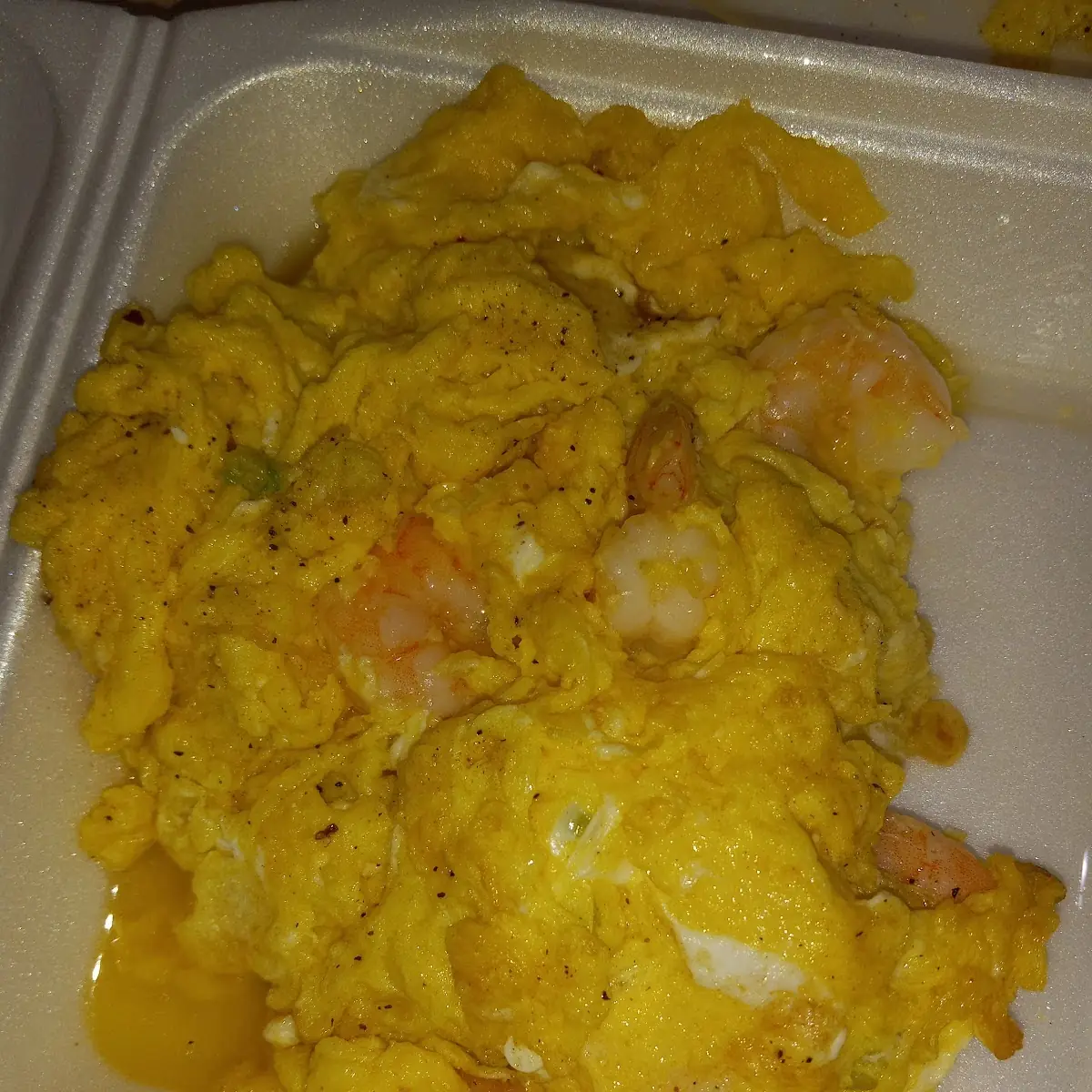 Scrambled Eggs with Shrimp