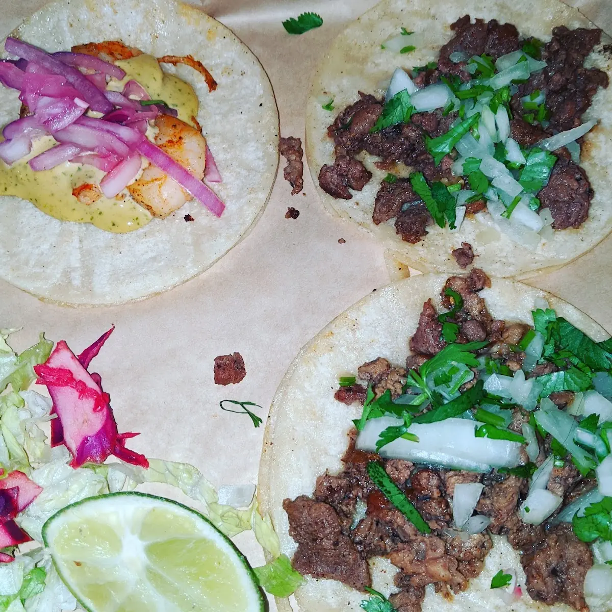 Steak & Shrimp Tacos