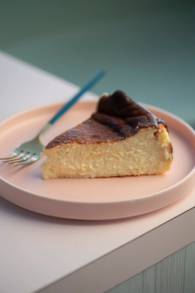 Basque Cheesecake Slice