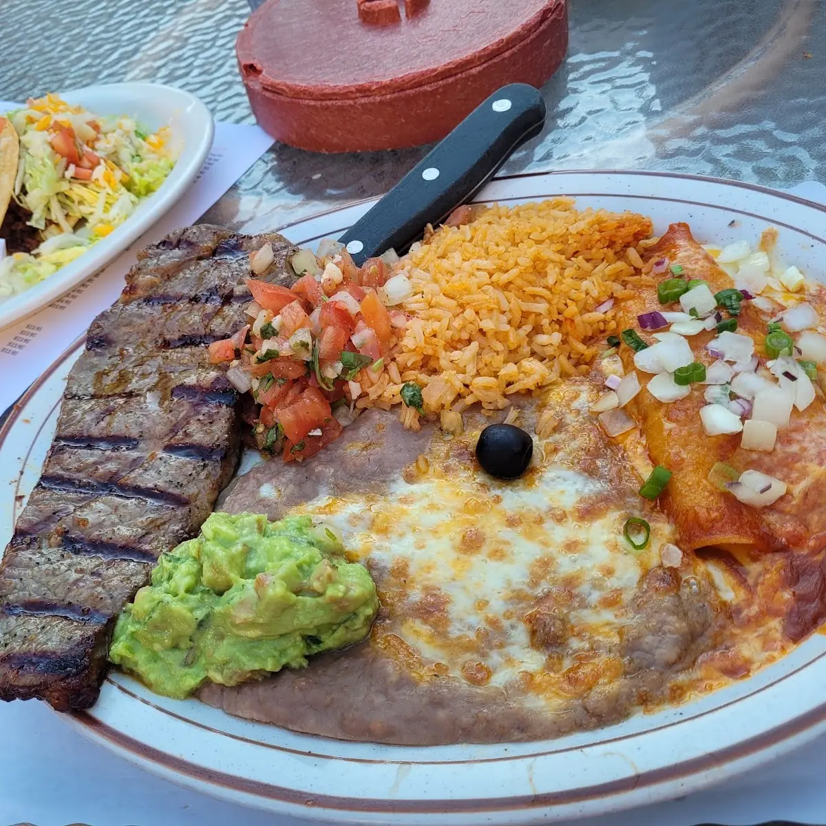 Chile Relleno with Chunky Beef