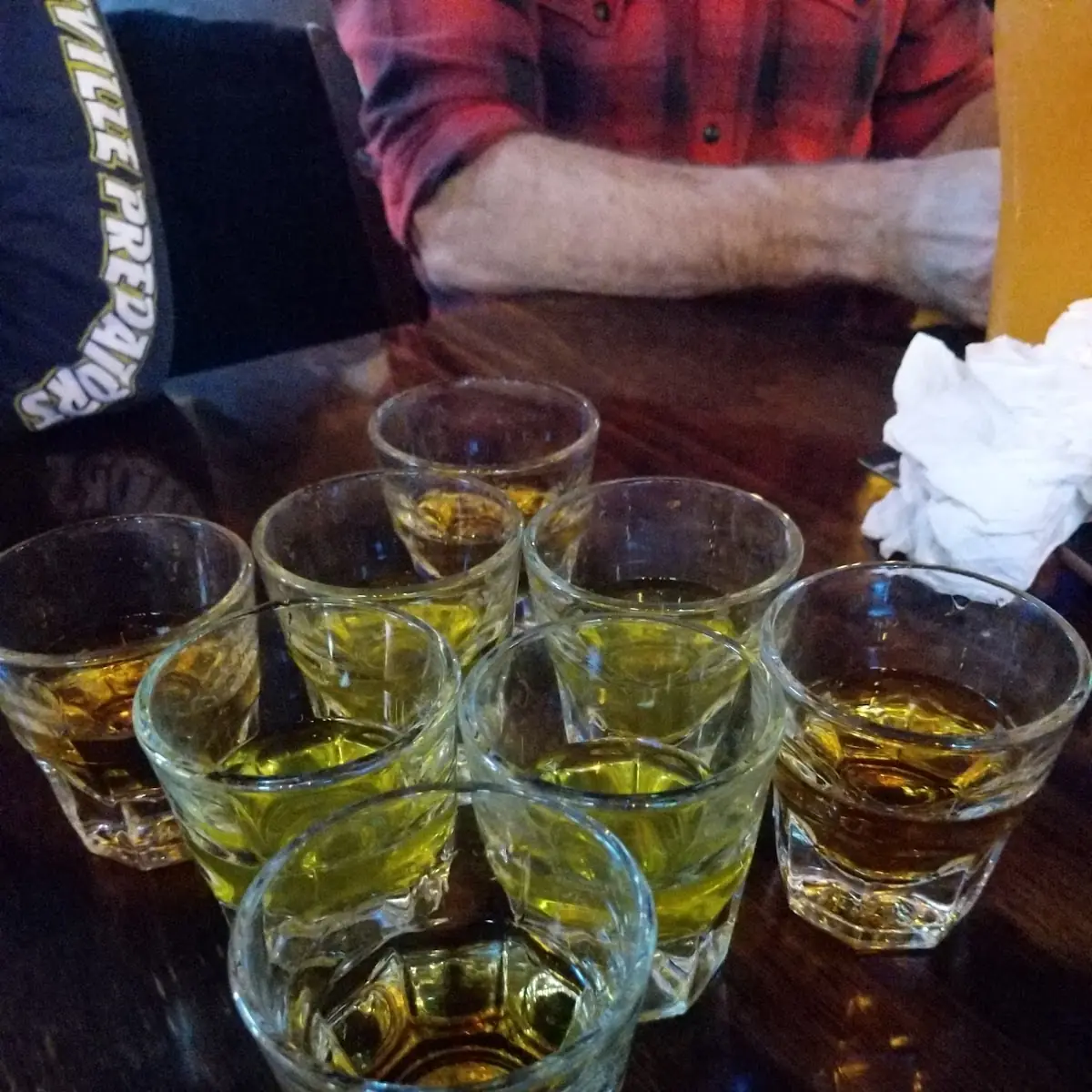 Pickle Back Whiskey Shots
