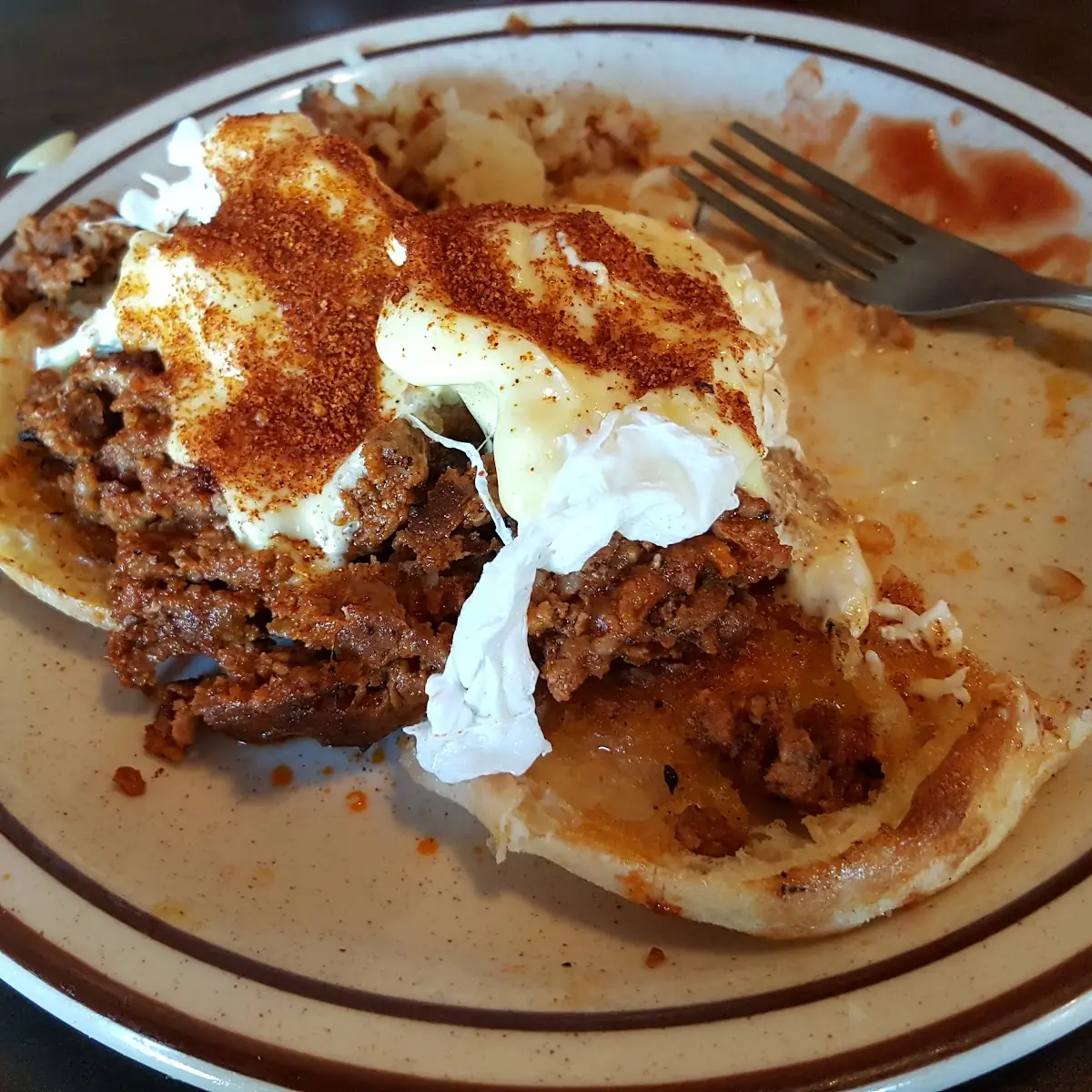 Chorizo Eggs Benedict